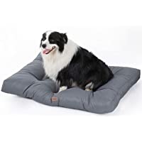 Bedsure Camas para Perros Impermeable XL - Colchón Perro Lavable y Suave- 110x89x10 cm- Gris